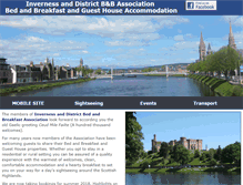 Tablet Screenshot of invernessbedandbreakfast.co.uk